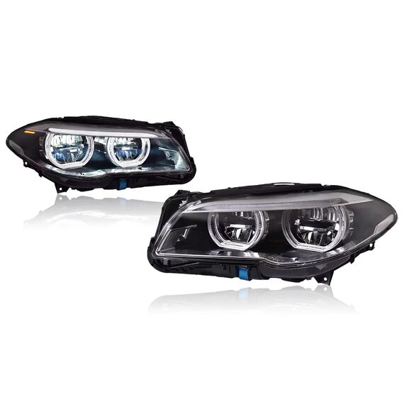 LED Headlights for BMW 5 Series F10 (2010-2016) – Dynamic DRL & Turn Signals, Model Year: 2014-2016